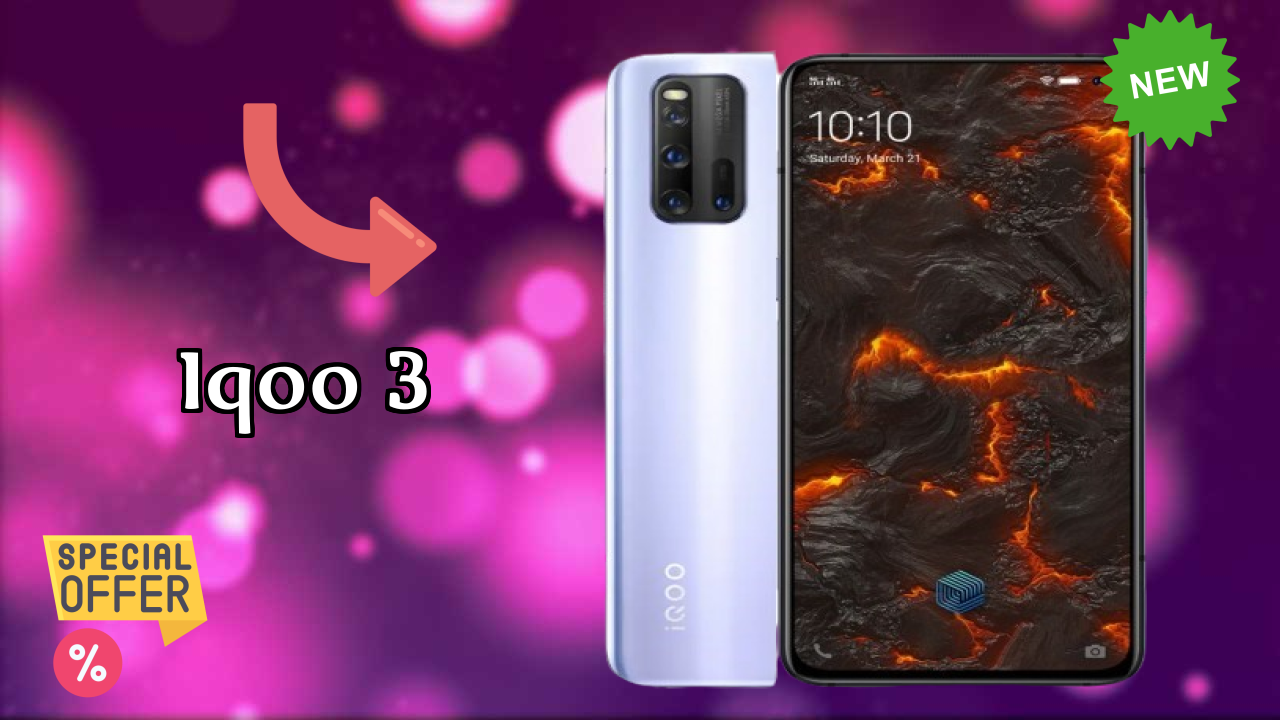 IQOO 3 Display Size: 6.44 Inches (16.36 Cm) Screen Review
