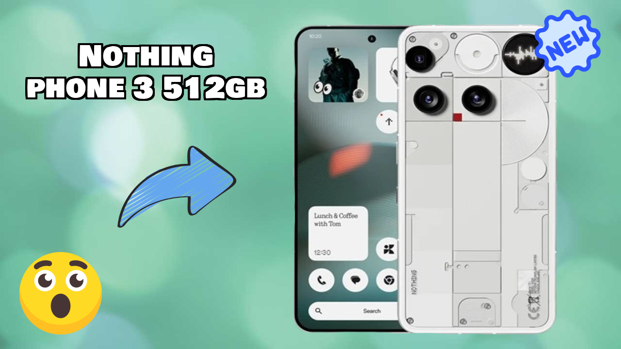 Nothing Phone 3 512GB Display Analysis: 6.67 Inches (16.94 Cm) Screen