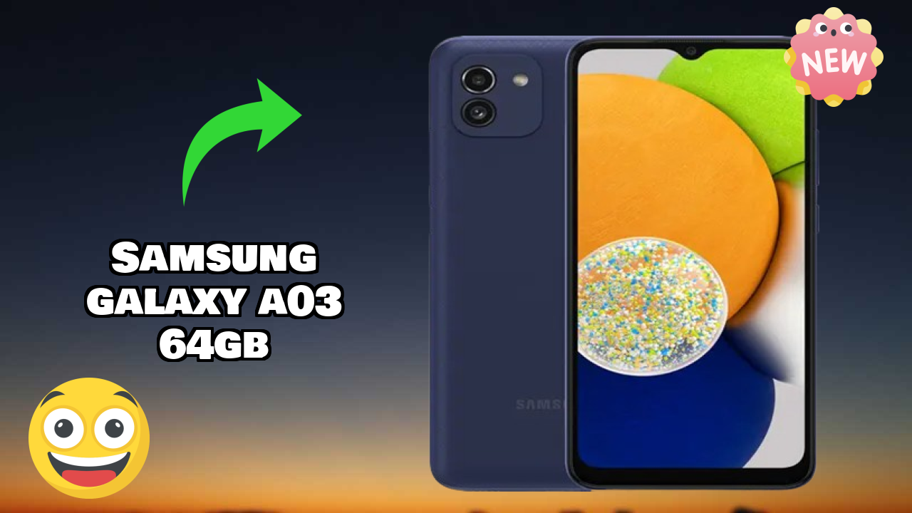 Samsung Galaxy A03 64GB Battery Life: 5000 MAh Charging Speed