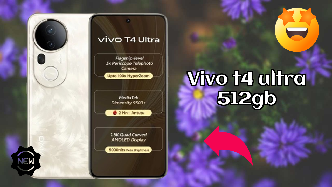 Vivo T4 Ultra 512GB Display Technology: 6.67 Inches (16.94 Cm) Screen