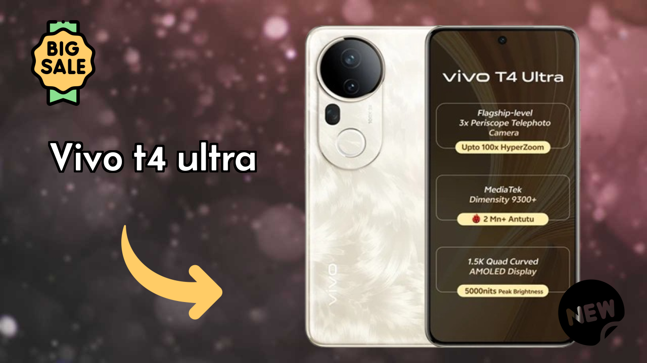 Vivo T4 Ultra at ₹37,199 - Best Deal Available